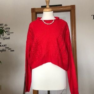 Charlotte Russe Red Sweater